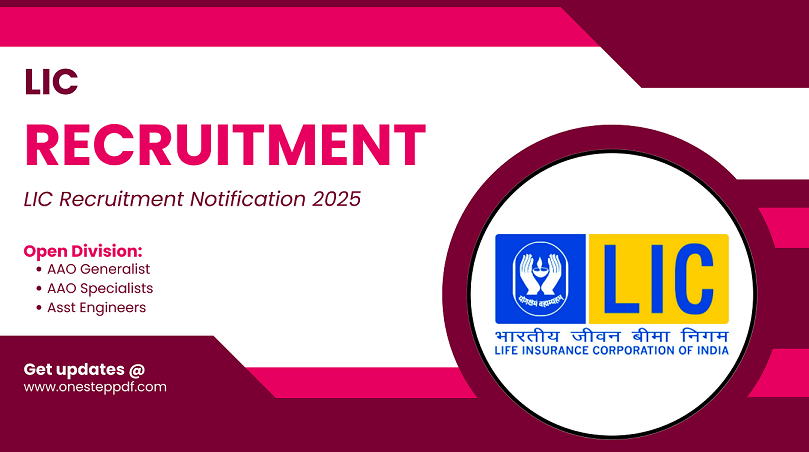 LIC Recruitment 2025