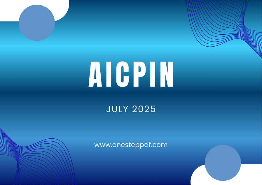 AICPIN for July 2025 Increased by 1.5 Points
